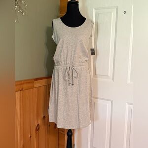 Eddie Bauer Gray Sleeveless Sundress size M NWT